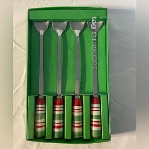 Tag Stir Spoons - Set of 4